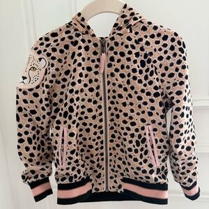 Girls Lightweight Cheetah Jacket